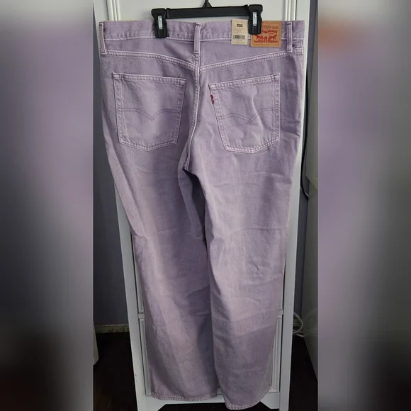 Levi's Lavender Mid Rise '94 Baggy Denim Jeans 32 x 31 NWT - Picture 6 of 14